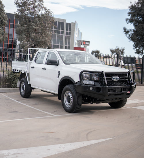 Next-Gen Ranger/Everest 2022-On - 707-02 Falcon Bull Bar Black A-Frame Package (No Foglight) - SKU MCC-05010-702UP