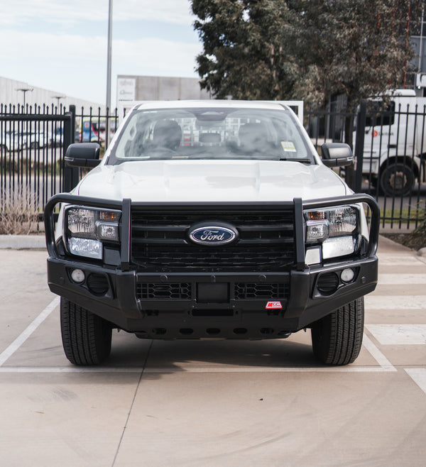 Next-Gen Ranger/Everest 2022-On - 707-02 Falcon Bull Bar Black A-Frame Package (No Foglight) - SKU MCC-05010-702UP