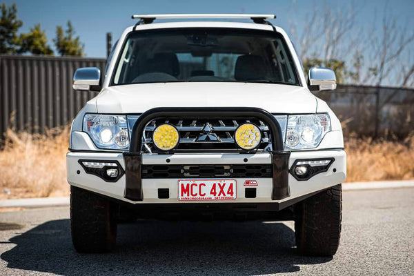 Pajero NS NX NT NW 2006-2021 808-01 Phoenix Bull Bar Single Black Loop Package - SKU MCC-02004-801SBL