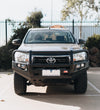 Hilux 2016-2020 707-02 Falcon Bull Bar Black A-Frame Package (LED Foglight) - SKU MCC-01017-702FOGUP