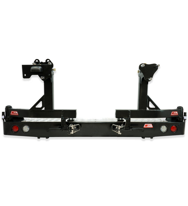 Land Cruiser 300 Series 2022-On - Bumper Cut 022-02 Rear Wheel Carrier Dual Wheels Carrier Package - SKU MCC-01023-202PK1