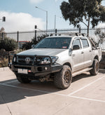 Hilux GGN25R 2005-2011 707-02 Falcon Bull Bar Black A-Frame Package (No Foglight) - SKU MCC-01002-702UP