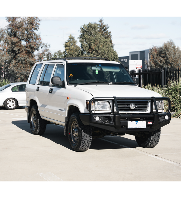 Jackaroo 1992-1998 707-02 Falcon Bull Bar Black A-Frame Package (No Foglight) - SKU MCC-07007-702