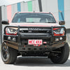 Dmax RG 2020-Present  707-02 Falcon Bull Bar Black A-Frame Package (LED Foglight) - SKU MCC-08007-702FOGUP