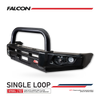 Hilux 2016-2020 707-01 Falcon Bull Bar Single Black Loop Package (LED Foglight) - SKU MCC-01017-701SBLFOG