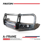 MUX Gen 3 2020-On  707-02A Alloy Falcon Bull Bar Black A-Frame Package (LED Foglight) - SKU MCC-08008-702AW