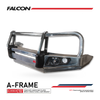 Colorado RG Colorado 7 2012-2016 707-02A Alloy Falcon Bull Bar Black A-Frame Package (LED Foglight) - SKU MCC-07004-702AW