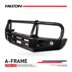 Dmax facelift 2017-2020 707-02 Falcon Bull Bar Black A-Frame Package (No Foglight) - SKU MCC-08005-702UP