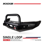 Next-Gen Ranger/Everest 2022-On - 078-01SQSBL Rocker Bull Bar Single Sand Black Loop Package - SKU MCC-05010-7801SQSBL