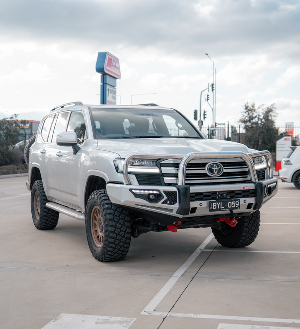 Land Cruiser 300 Series 2022-On - 808-01 Phoenix Bull Bar Triple Stainless Loops Package - SKU MCC-01023-801