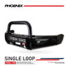 Patrol Y62 Series 5 2018-Current 808-01 Phoenix Bull Bar Single Black Loop Package - SKU MCC-03010-801SSBL