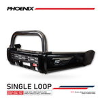 Land Cruiser 79 Series Single Cab 2024-On - 808-01 Phoenix Bull Bar Single Stainless Loop Package - SKU MCC-01024-801SSLSC