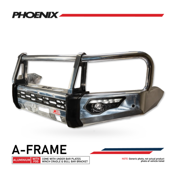 MUX Gen 3 2020-On 808-02A Alloy Phoenix Bull Bar A-Frame Package - SKU MCC-08008-802AW