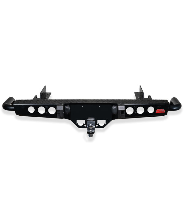 Triton MN 02010-2015 022-03 Jack Rear Bar with Black Step Plate Package - SKU MCC-02003-203MNSPB