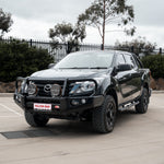 BT50 UP UR 2012-2020 707-02 Falcon Bull Bar Black A-Frame Package (LED Foglight) - SKU MCC-06002-702FOGUP