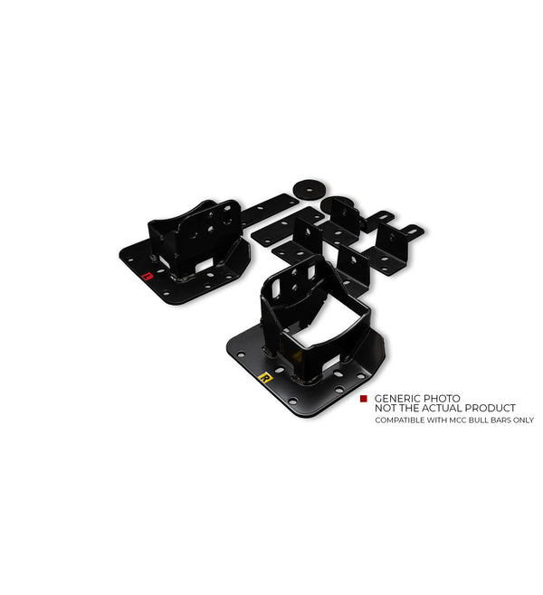 Pajero NS NX NT NW 2006-2021 Bull Bar Brackets Includes (707/808/AW) - SKU MCC-02004-BB