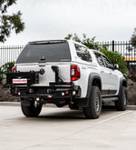 All-New Amarok 2023-On - 022-02 Rear Wheel Carrier Double Jerry Can Holder Package - SKU MCC-04002-202PK3