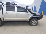 Hilux GGN25R 2005-2015  039BSR All Black Side Step and Rail Package (50mm Bull Bar) - SKU MCC-01002-039ABSR