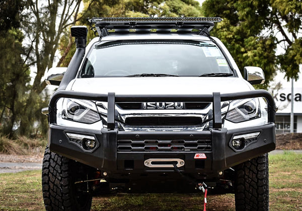 Mux/ Colorado Trail Blazer 2013-2019 039SBSR Side Step and Rail Package (Sand Black) (50mm Bull Bar) - SKU MCC-08003-039SBSR