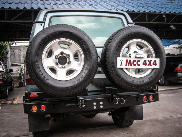 Discovery 1 1989-1998 022-02 Rear Wheel Carrier Dual Wheels Carrier Package - SKU MCC-09001-202PK1