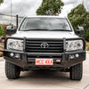 Land Cruiser 200 series prefacelift 2007-2015  707-02 Falcon Bull Bar Black A-Frame Package (LED Foglight) - SKU MCC-01008-702FOGUP