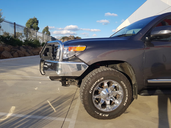 Land Cruiser 200 series prefacelift 2007-2015  808-02A Alloy Phoenix Bull Bar A-Frame Package - SKU MCC-01008-802AW