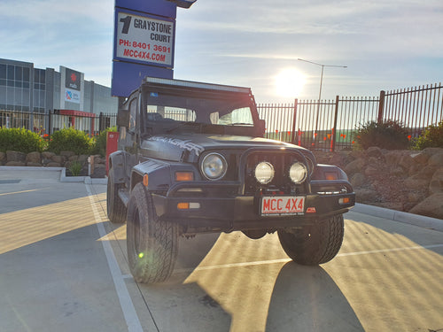 Jeep Wrangler Tj 97-06 004-01 Single Loop Bulbar Package (Foglight) - SKU MCC-12002-401