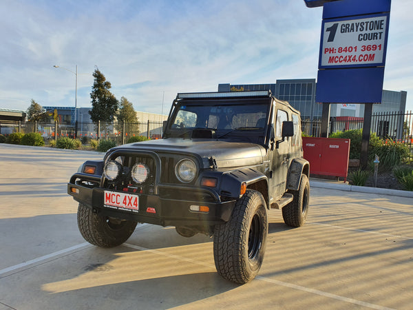 Jeep Wrangler Tj 97-06 004-01 Single Loop Bulbar Package (Foglight) - SKU MCC-12002-401