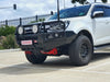 MUX Gen 3 2020-On Falcon Bull Bar Black A-Frame Package (LED Foglight) - SKU MCC-08008-702FOGUP