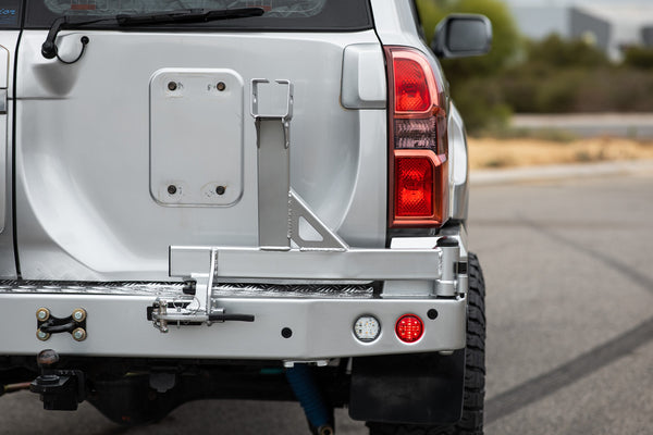 Patrol Y61 1997-2005 022-02 Rear Wheel Carrier Double Jerry Can Holder Package - SKU MCC-03003-202PK3