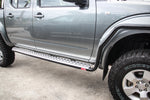 Navara D40 039BSR808 Side Step and Rail Package (Chrome Step Plate) (60mm Bull Bar) - SKU MCC-03006-039BSR808