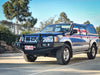 Navara D22 1997-2015 707-02 Falcon Bull Bar Black A-Frame Package (No Foglight) - SKU MCC-03008-702UP