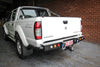 Navara D22 1997-2015 022-03 Jack Rear Bar with Light kit and Chrome Step Plate Package - SKU MCC-03008-203SPL