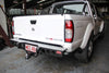 Navara D22 1997-2015 022-03 Jack Rear Bar with Chrome Step Plate Package - SKU MCC-03008-203SP