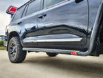 Land Cruiser 200 series 2007-2021 039BSR Side Step and Rail Package (Chrome Step Plate) (60mm Bull Bar) - SKU MCC-01019-039BSR