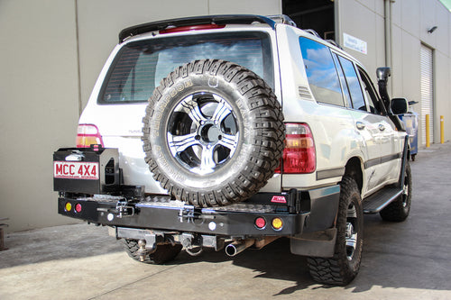 Land Cruiser 100/105 series 1998-2007 022-02 Rear Wheel Carrier Dual Wheels Carrier Package - SKU MCC-01007-202PK1