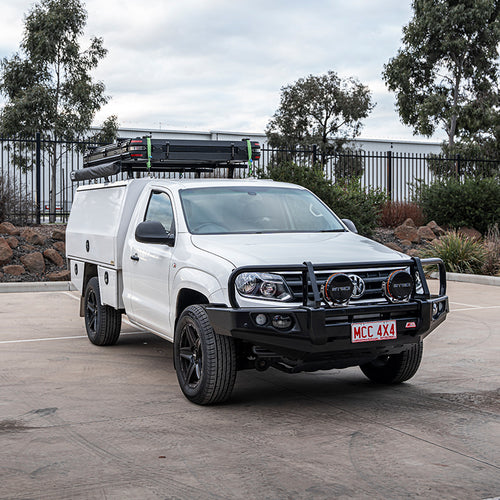 Amarok 2011-On 707-02 Falcon Bull Bar Black A-Frame Package (No Folight) - SKU MCC-04001-702UP