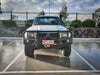 Toyota Hilux 1988-1997 LN105/LN106 (Live) - 707-02 Falcon Bull Bar Black A-Frame Package (LED Foglight) - SKU MCC-01000-702FOG