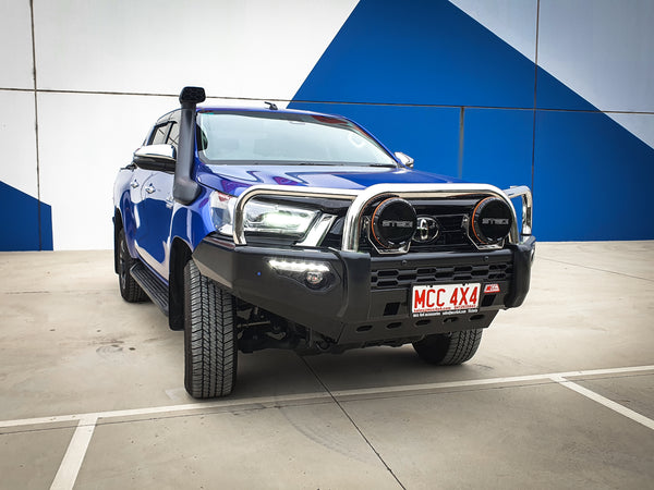 Hilux 2020-On 808-01 Phoenix Bull Bar Triple Stainless Loops Package - SKU MCC-01021-801