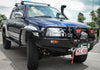 Toyota Hilux 1997-2004 039BSR All Black Side Step and Rail Package (50mm Bull Bar) - SKU MCC-01001-039ABSR