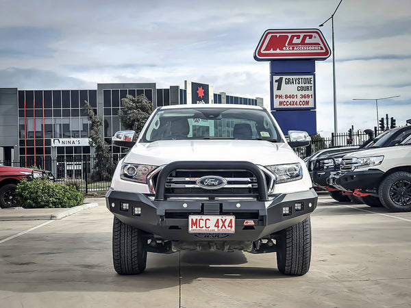 Ranger Tech Pack PX 3 2019-Present  078-01SQSBL Rocker Bull Bar Single Sand Black Loop Package - SKU MCC-05009-7801SQSBL