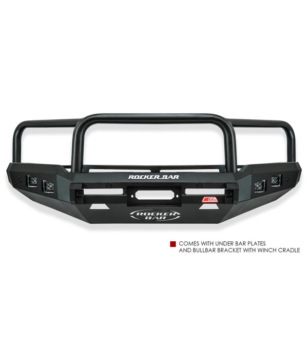 Dmax RG 2020-Present  078-02SQ Rocker Bull Bar Triple Loops Package - SKU MCC-08007-7802SQ