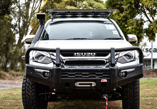 Mux/ Colorado Trail Blazer 2013-2019 039BSR808 Side Step and Rail Package (Chrome Step Plate) (60mm Bull Bar) - SKU MCC-08003-039BSR808