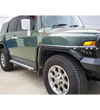 FJ Cruiser XJ10 2006-2017 039SBSR Side Step and Rail Package (Sand Black) (50mm Bull Bar) - SKU MCC-01012-039SBSR