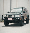 Toyota Surf/4Runner LN185/KZN185 (IFS) 1996-2002 - 707-02 Falcon Bull Bar Black A-Frame Package (LED Foglight) - SKU MCC-01016-185702FOG