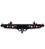 Navara NP300 2015-Present 022-03 Jack Rear Bar with Light kit and Black Step Plate Package (Non Radar Compatible) - SKU MCC-03013-203SPBL