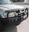 Pajero NM NP 1999-2006 707-02 Falcon Bull Bar Black A-Frame Package (LED Foglight) - SKU MCC-02005-702FOGUP