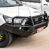 Hilux 2020-On 707-02 Falcon Bull Bar Black A-Frame Package (No Foglight) - SKU MCC-01017-702UP