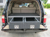 Land Cruiser 100 series 1998-2007 4401 Galvanised Steel Carpet Dual Drawer System - SKU MCC-01007-4401