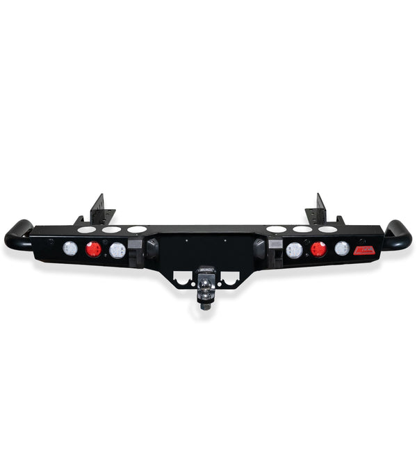 Navara NP300 2015-Present 022-03 Jack Rear Bar with Light Kit Package (Non Radar Compatible) - SKU MCC-03013-203L